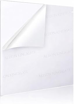 Alison Kingsgate 5X5 1mm Clear Perspex, Acrylic Sheet Cut to Size