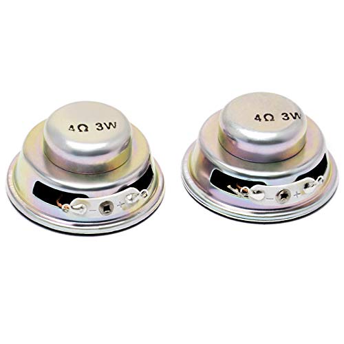 Gikfun 1.5 4Ohm 3W Full Range Audio Speaker Stereo Woofer Loudspeaker for Arduino Pack of 2pcs EK1794
