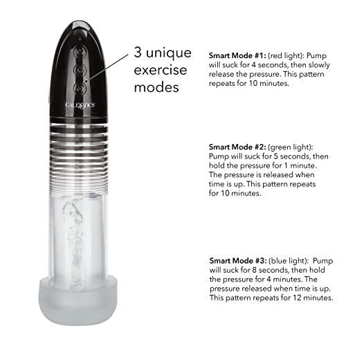 CalExotics-Optimum-Series-Automatic-Smart-Pump--Male-Enhancement-Penis-Pump-with-Silicone-Stroker-Sleeve--Male-Masturbation-Sex-Toys-for-Men--Clear