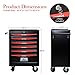 Rolling Metal Tool Chest with 6 Drawers, 20