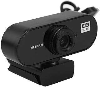 HaoYiShang HD Pro Webcam, Full HD 2K 1080p/30fps Video Calling, Clear Stereo Audio, HD Light Correction, Works with Skype, Zoom, FaceTime, Hangouts, PC/Mac/Laptop/MacBook/Tablet