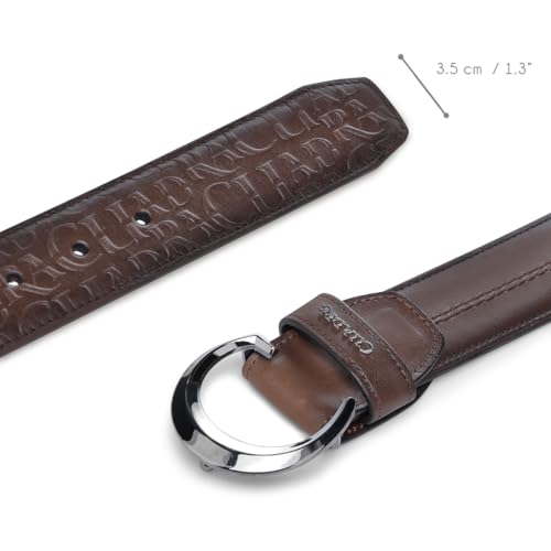 CUADRA | Casual Genuine Leather Belt for Men, Elegance in Every Detail CS564RS Honey4