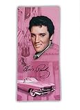 Elvis Presley Microfiber Body Towel Pink 27.5' X 60' - Mid-South Products