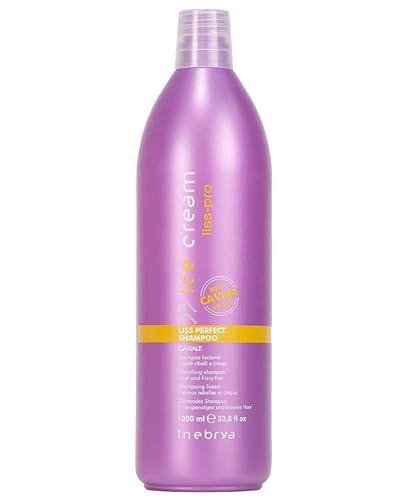 Inebrya Ice Cream Liss-Pro Perfect Shampoo con caviar 33.8 onzas Free Starry Sexy Lip Plumping Gloss 0.3 fl oz