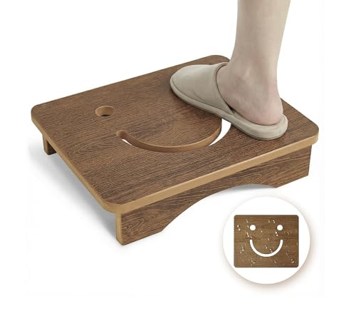 Diseño de sonrisa con plataforma ancha para interior exterior para mayores y adultos reposapiés