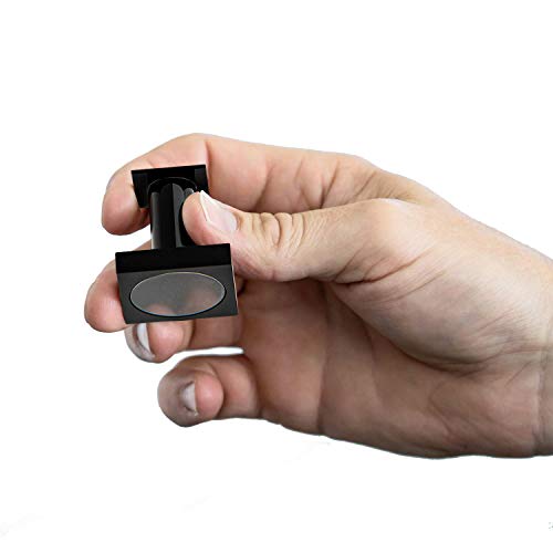 Mavoro Strong Magnetic Hooks for Hanging Coats and Bags. Set of 2 Black Magnet Hooks Heavy Duty Magnets, Neodymium 52 Rare Earth Magnets. Push Pin Style Magnet Hook for Refrigerator, Locker - Square