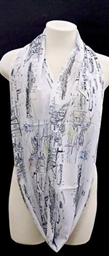 Di Capanni Airport infinity Scarf women pilot accessories aviation airplane Flight attendant apparel for her airport4