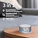 Plug-in Sound White Noise Machine Brown Noise Machine & Alarm Clock with Rechargeable Backup Battery Night Light Dual Alarms 30 Sleeping Sounds for Baby Kids Adults 5 Timers 15 Wake Up Sounds & Memory