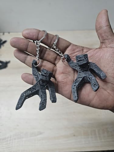 Image of Grace Keychain and Rocky Statue Combo | 3D Printed Sci-Fi Collectibles | Detailed Display Model & Lightweight Keychain | Unique Gift for Space Fans | Project Hail Mary fan favorites