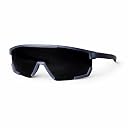 BUDDYEYE Hero Black Polarized Sports Sunglasses for Men & Women | UV400 Protection | Wraparound Driving, Cycling, Running Shades | Anti-Glare Unisex Eyewear gallery image