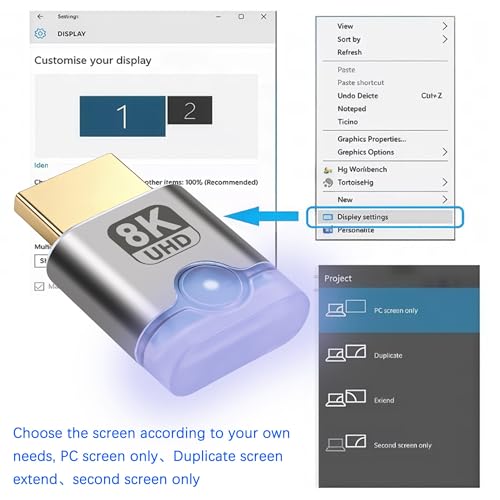 Pantalla virtual HDMI 8K MEIRIYFA para evitar bloqueos de GPU en servidores sin monitor 3