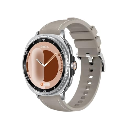 �ɓK������Samsung Galaxy Watch 8 Classic 46mm / 8 44mm / 40mm�ɓK�����郌�U�[�X�|�[�c�V���R���X�g���b�v(Official Grey,For Galaxy Watch 8 44mm)