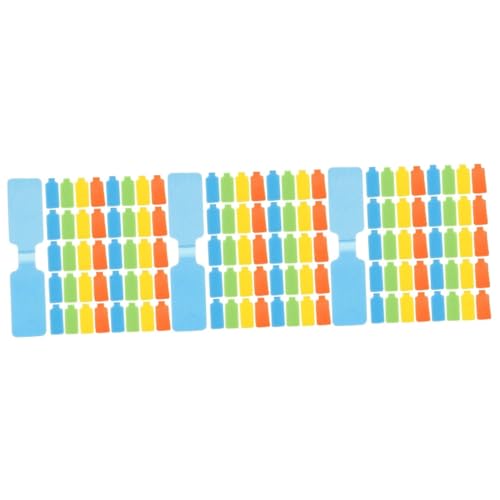 Étiquettes de câbles colorées Operitacx pour identification de fils, lot de 150 pièces