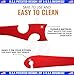 INFRAOVENS Silicone Oven Rack Push Pull Tool with Longer Handle, Shelf Puller for Air Fryer Toaster and Oven, Stick with Hook Tool for Small Kitchen Appliances, Cool Kitchen Gadgets and Accessories