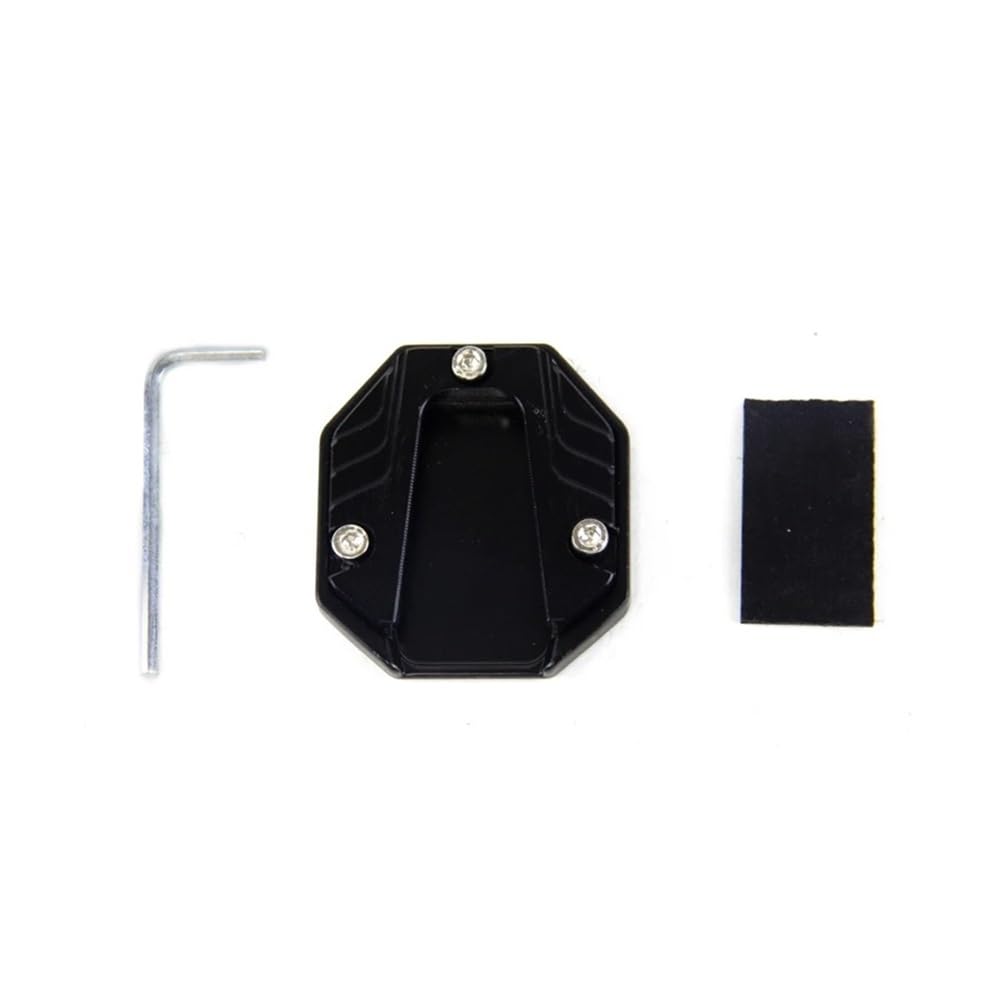 Extension béquille de moto et support de base de moteur antidérapant alu CNC - 6