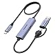 BENFEI USB C Video/Audio Capture Card, USB C auf USB A/C Capture Card, Full HD 1080P 60FPS Video Grabber für Gaming Rekorder Livestreaming, kompatibel mit Switch PS5 PS4 Xbox Camera PC iPad Mac
