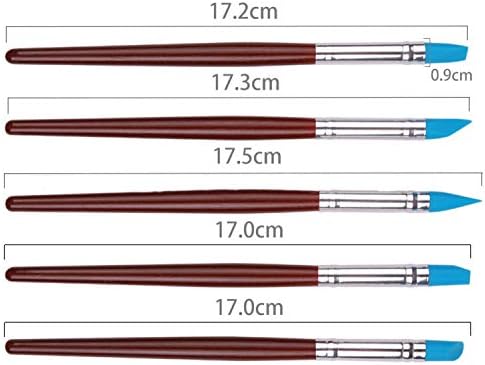 DOITEM Wartoon 24Pack Sculpting Tools with Reusable Pouch for Polymer Clay Pottery Ceramic Art Craft