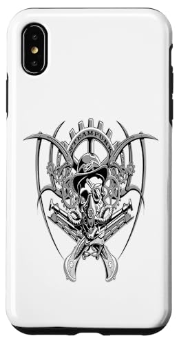 Steampunk - Coque pour iPhone XS Max Technologie de science-fiction Steampunk post-apocalyptique
