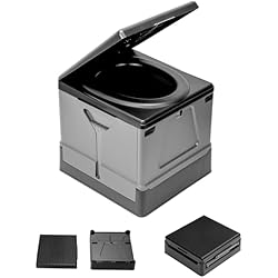 SUPAREE Baño Portatil Camping Inodoro Portátil Plegable WC Portatil Potty Portatil Camper para Adultos Niños Universal Grande para Caravana Coche Exterior