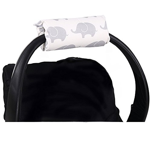 Grey Elephant Car Seat and Baby Carrier Cushion by The Peanut Shell - Thumbnail 2