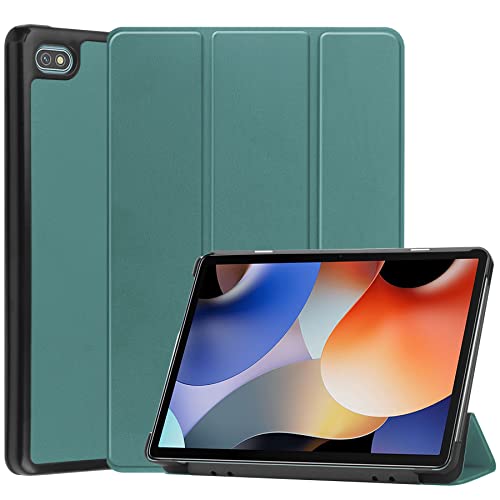 XITODA Funda para Blackview Tab 7 Pro/Oscal Pad 10, protección mit Stand Función Funda para Android 12 Tabletas Blackview Tab 7 Pro/OSCAL Pad 10 10.1 Pulgadas Tablet,Verde Oscuro
