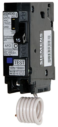 Siemens QA120AFC 20 Amp Combination Arc Fault Breaker