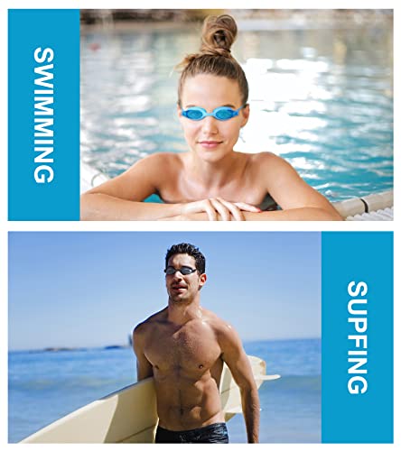 Foto von Taucherbrille Erwachsene für Antibeschlag UV-Schutz ,Schwimmbrille Herren Weite Sicht ,Schwimmbrille Damen Kein Auslaufen，Verstellbarer Schwimmbrille Taucherbrille Erwachsene
