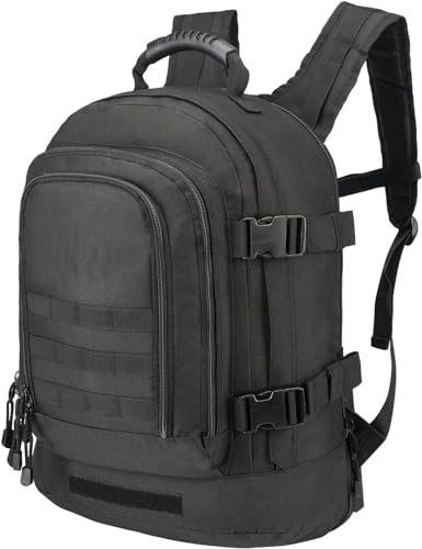 HYKING Large Tactical Expandable Backpack 39L-64L Military Bug Out Bag With Waist Strap