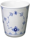 Royal Copenhagen Thermobecher Blue Fluted Plain Porzellan Weiß-Blau, Fassungsvermögen: 29cl, 1024749