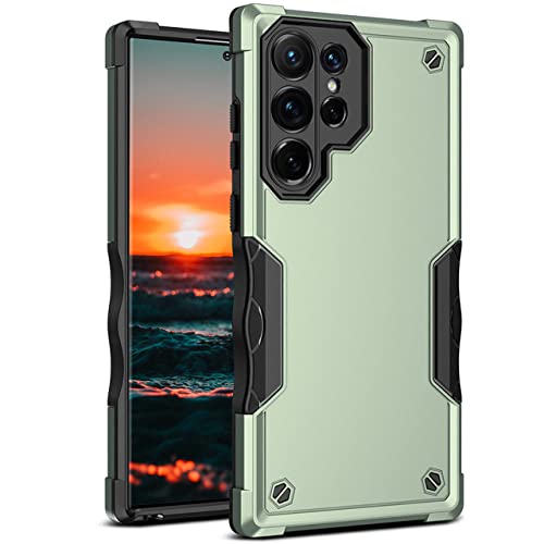 Coque Samsung S21 ultra-mince et antichoc verte pour protection robuste au quotidien