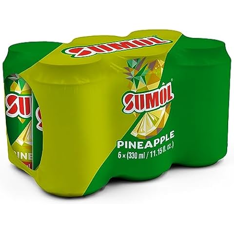 Sumol Ananas Pineapple Soda Portugal 11.15 oz. Cans 6 pack Cover