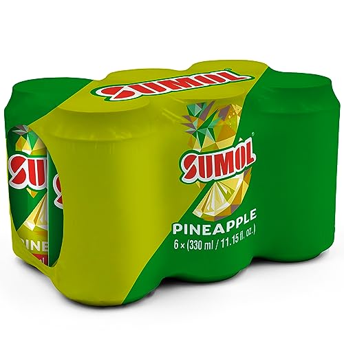 Sumol Ananas Pineapple Soda Portugal 11.15 oz. Cans 6 pack