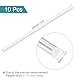 QUARKZMAN Aluminium Rundstab 5mm x 250mm Massiver Drehbank Rundstangen Aluminium Stäbe für DIY Handwerk Packung Gartendekoration RC Modell Industrie Maschinen 10 Stück