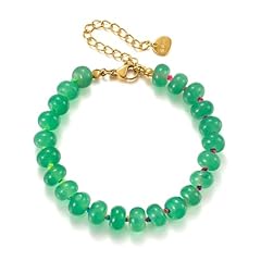 B-Green Beaded Bracelet