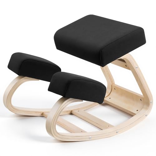Catálogo para Comprar On-line Sillas ergonómicas de rodillas disponible en línea. 49 VEVOR - Silla ergonómica para Rodillas con Postura de Madera con Cojines de Espuma Gruesa y Marco de Madera Maciza, Altura Ajustable, Alivio Natural para el Dolor de Cuello o...