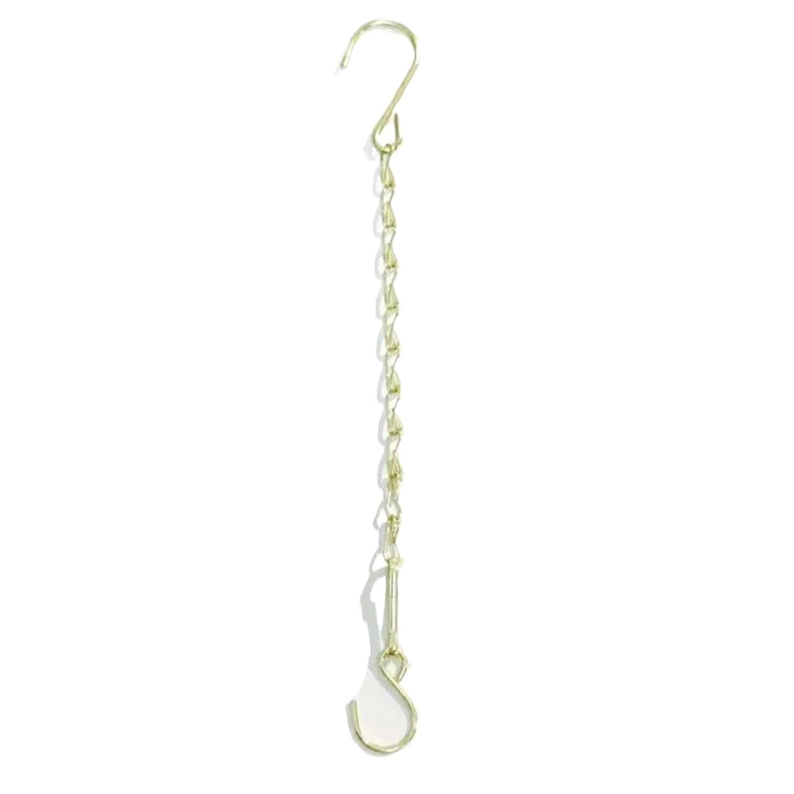 SQQCREATO Hanging Basket Chains Hanging Chains For Flower Pot Basket Bird Feeders Planters Lanterns Ornaments Plant Hangers(29CM Gold)