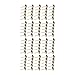 Carbon Steel Upholstery Tacks for Furniture Decoration - 100 Pieces Gold Finish Fastener Pins for Wood Crafts and Sofas - Includes 60 Inch Ruler and Safety Hand Guard Tool - 100 (Gold)