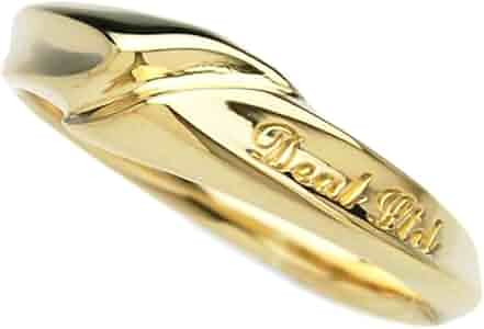 Amazon | [ディールデザイン] DEAL DESIGN WAVE LINE RING(K18