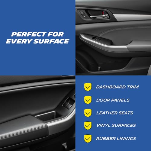 Image of MICHELIN Car Interior Trim Polish & Protectant 500ml | Polishes & Protects Plastic, Leather, Vinyl & Rubber | Leather Conditioner with UV Protection | Restores Shine with Non-Greasy & Anti-Dust Finish