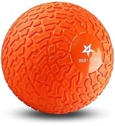 Yes4All Upgraded Fitness Slam Medicine Ball 25lbs for Exercise, Strength, Power Workout | Workout...