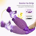 HGB Tough Dog Chew Toys for Aggressive Chewers, Squeaky Indestructible Dog Toy to Keep Them Busy & Reduce Boredom for Medium, Large Breed, Bacon Flavor - Image 2