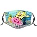 Produktbild Vielseitig im Freien Nahtloses Spongebob-Filtergesicht Mas_ke Stirnband Elastisches Bandana-Schal Stirnband im Freien für Teenager, Jungen, Mädchen.