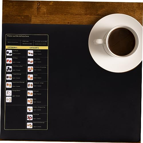 DOITOOL Almofada De Classificação De Grãos De Café Cartão De Classificação De Grãos De Café Tapete D