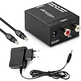 upc digital radio konverter TECHNISCHE DATEN: Input: RCA (L/R); Ausgänge: 1x Toslink (optisch, S/PDIF), 1x Cinch Coaxial; Samplerate: 48kHz; Spannung: 5.0V; Betriebsstrom: 100mA; Maße: 65x55x22 mm.