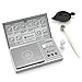 High Precision Milligram Reloading Scale 0.001g + Calibration Weight - MAXUS Silver Kit w/Powder Pan Spoon Scoop Tweezers Jewelry Medicine Bullet Ammo Backlit LCD Display in Grains MG-SK-20-001-SL