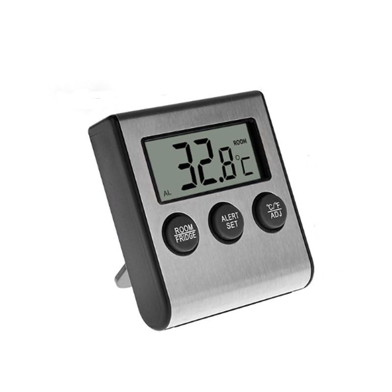 ABS Digital Refrigerator Thermometer Wired Household Kitchen Refrigeration