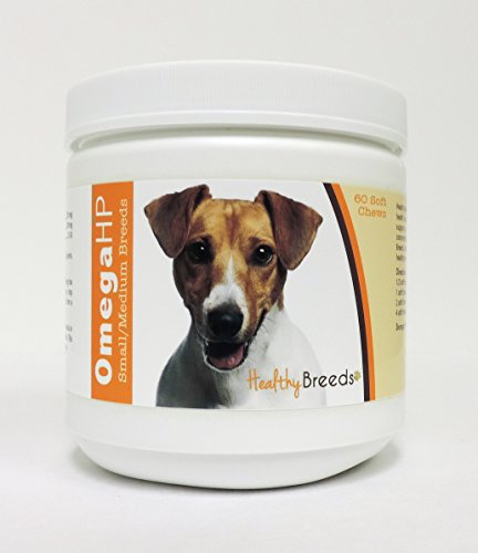 Image of Healthy Breeds Jack Russell Terrier Omega HP Fatty Acid Skin and Coat Support Soft Chews 60 Count