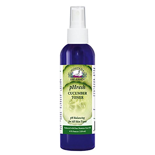 Montana Emu Ranch - Phresh Cucumber Facial Toner 4 Ounce Spray - Enhanced With Pure Emu Oil #TOP16