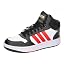 Cloud White Vivid Red Core Black