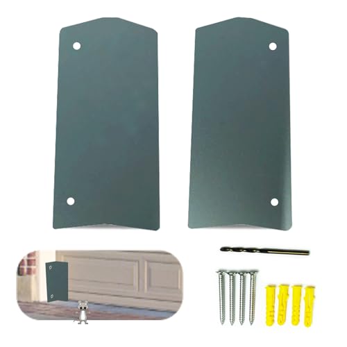 Garage Door Mouse Guard, Seal Kit, Seal Guard, Prevents Mice from Nibbling and Snakes from Getting in, Protects Your Garage from Weather, Insects and Dust(2 pcs) (Cement Gray)